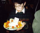At Jessica's Bat-mitzvah, November 1993