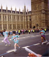 Daniel in the 1992 London Mini Marathon