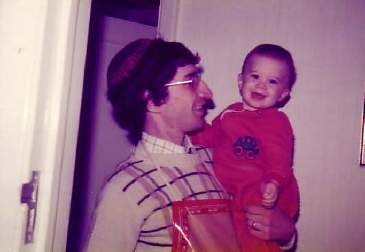 With dad - 21st March 1979